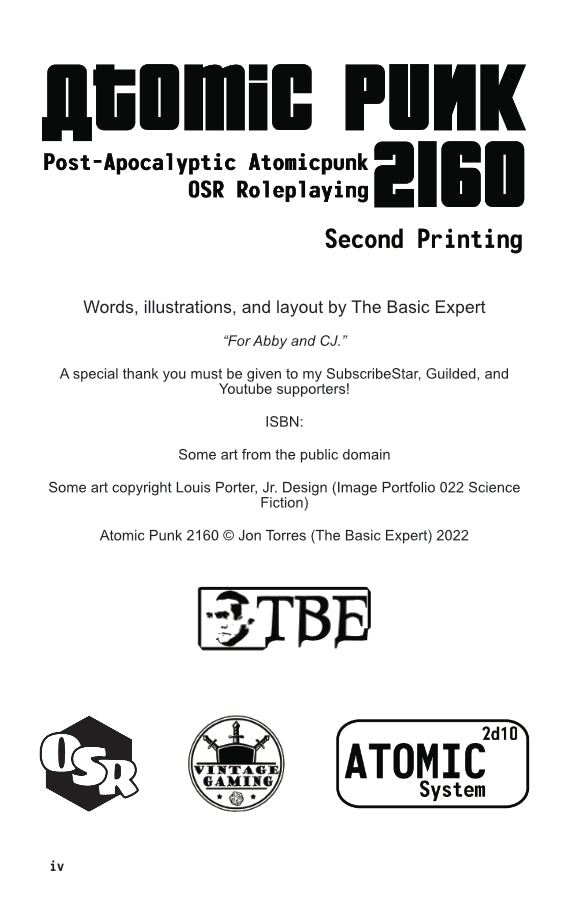 Atomic Punk 2160 (Second Printing) PDF